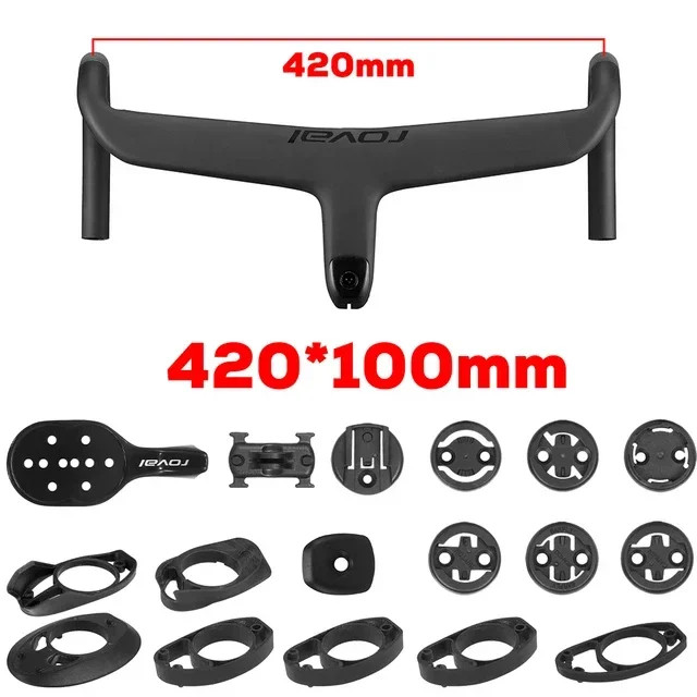 Full Internal Cable Routing Road Bicycle Handlebar Carbon Integrated Handlebar