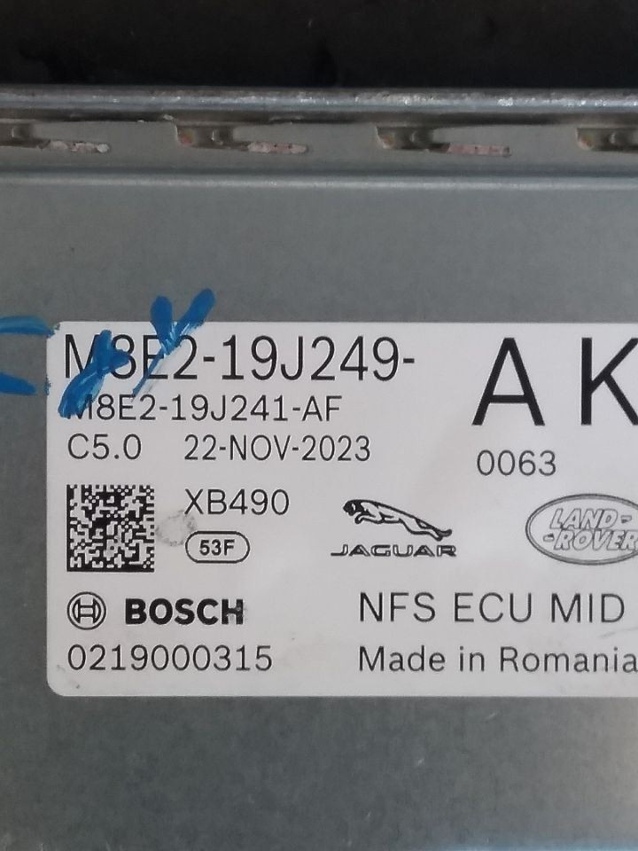 2024 RANGE ROVER DISCOVERY CAMERA SURROUND VIEW CONTROL MODULE ID M8E2-19J249-AK