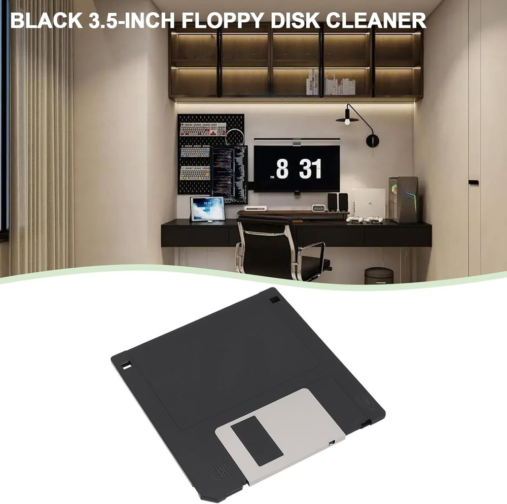 1Pc 3.5 Inch Floppy Disk Cleaner 1.44MB Format a Floppy Disk Cleaner Portable...