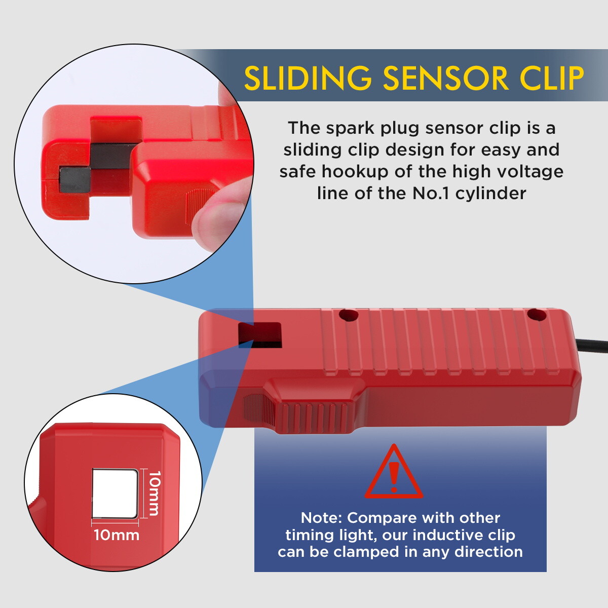 12V Strobe Ignition Timing Light Advance Strobe Timing Light for car motorcycle