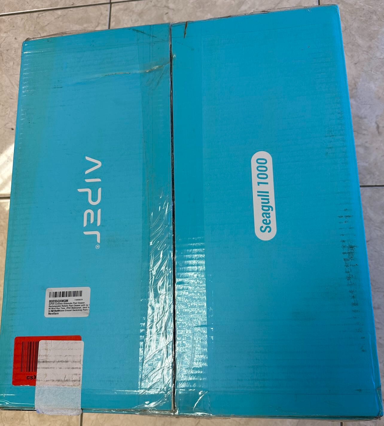 AIPER Cordless Robotic Automatic Pool Cleaner Vacuum,5000 mAh Rechargeable USED