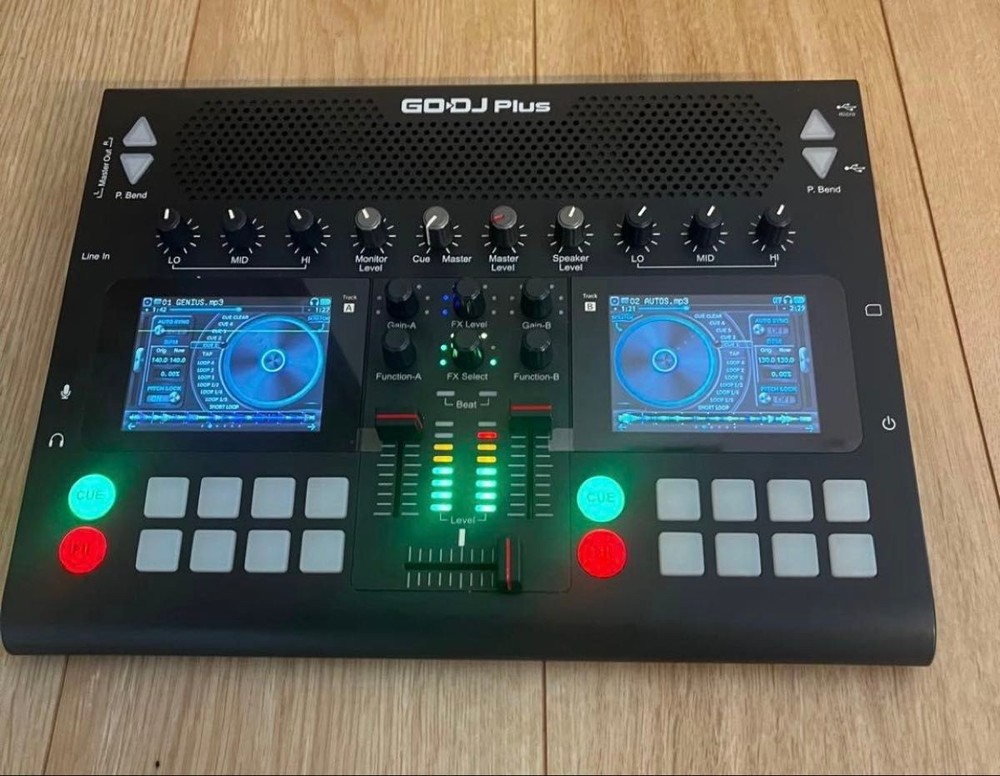GODJ PLUS Portable DJ System 2-Channel Screen speaker