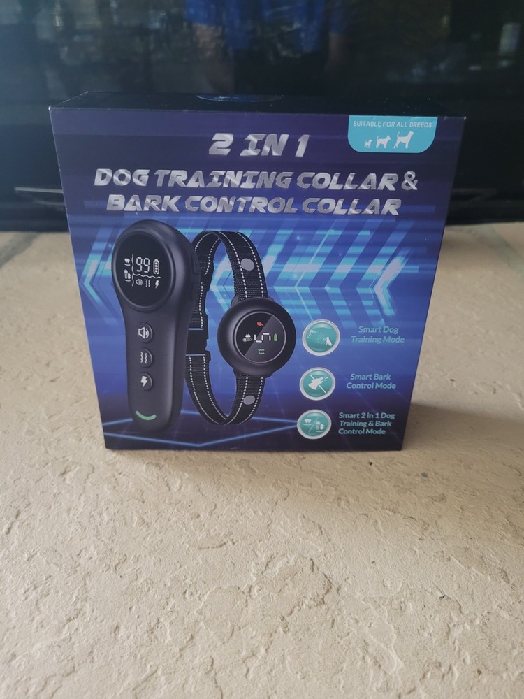 2-in-1 Dog Training & Bark Control Collar
