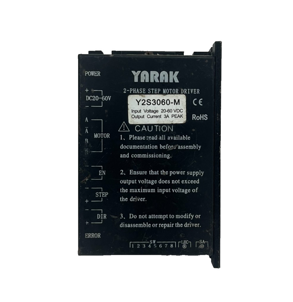 YARAK Y2S3060-M 2-Phase Step Motor Driver Used & Tested
