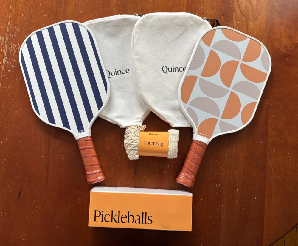 Quince Two Paddle Pickleball Set