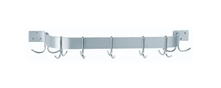 Advance Tabco ALW-36 36" Aluminum Single Wall Mounted Pot Rack