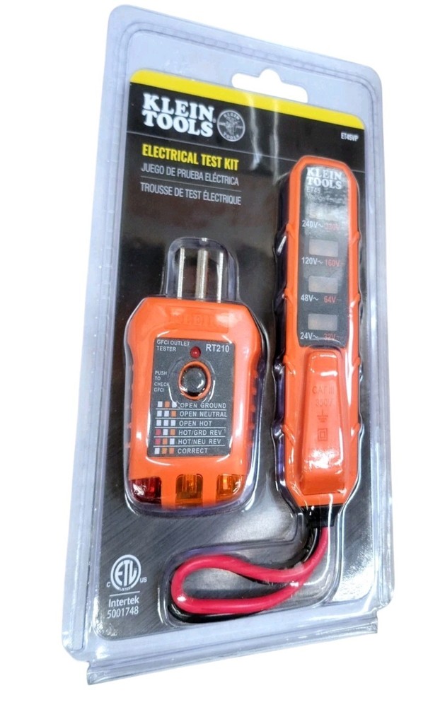Klein ToolsElectrical Test Kit with Voltage and Receptacle Tester