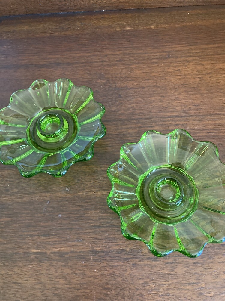 Celestial Limelight MCM candle holders
