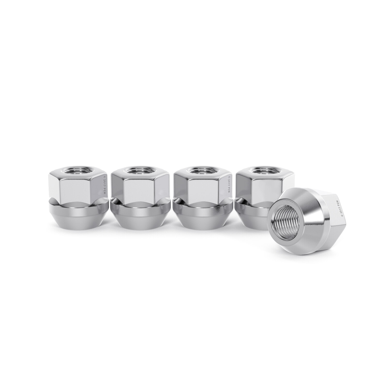 20pc Lug Nuts Acorn Chrome Open End 7/16"x20 for Chevy Buick Pontiac Oldsmobile