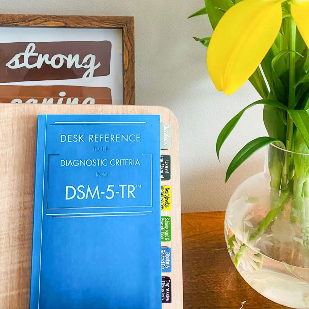 Index Tabs for DSM-5-TR Desk Reference - 28 Color-Coded Laminated Tabs