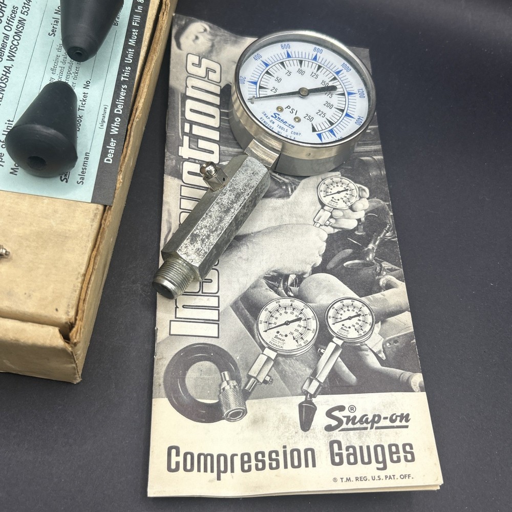 Snap On Compression Gauge Set MT24H 1700 Kilopascal
