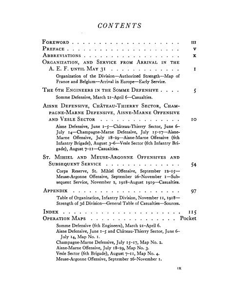 WW I US Army Rock of the Marne! 3rd Infantry Division Roster Book History