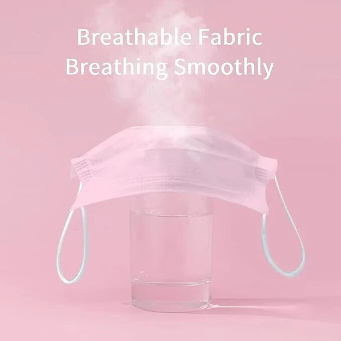 GP Craft 50/100 Pcs Disposable Face Cover 3-Ply Filter Breathable Earloop Masks