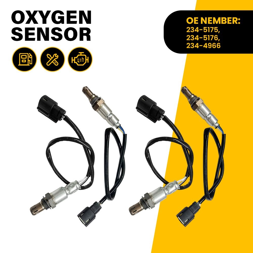 For 2016-2019 Ford Explorer Flex V6 3.5L 4PCS Upstream+Downstream Oxygen Sensor