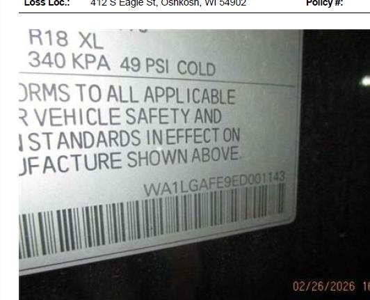 Used Blind Spot Detection System Warning Control Module fits: 2014 Audi Q7 Drive