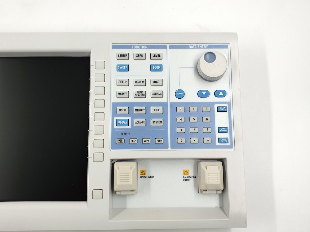 Yokogawa AQ6370C Optical Spectrum Analyzer screen Front Panel