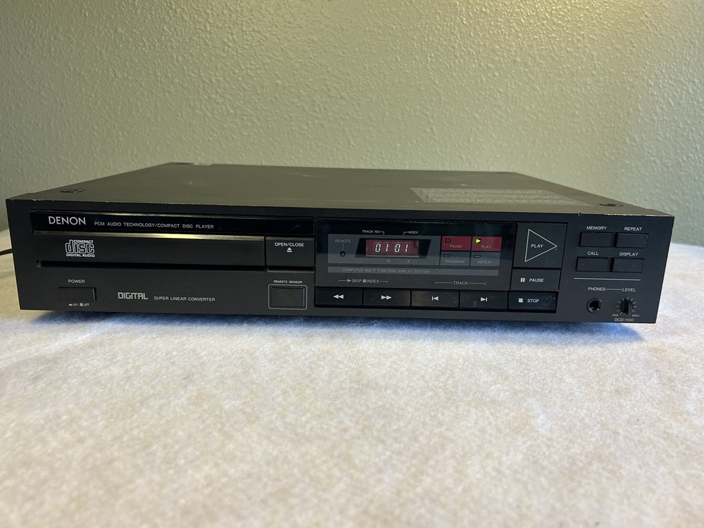 Denon DCD-1100 Digital PCM Audio CD Player - TESTED Working!