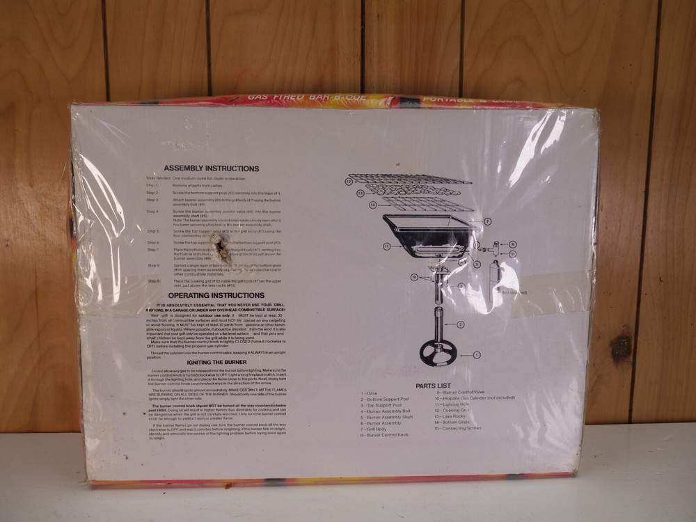 Chefmaster Party Grill Gas Fired NEW