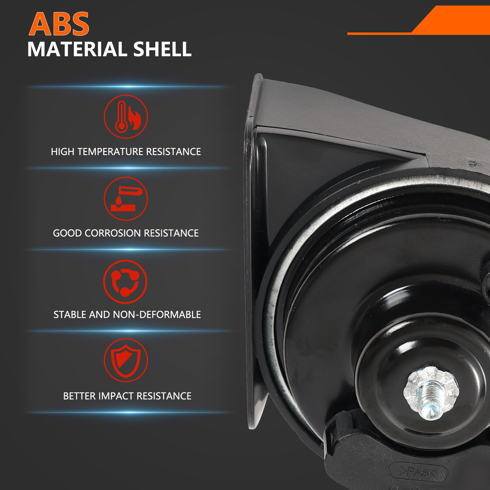 12V Pair High Low Tone 400Hz-500Hz Snail Horns For BMW F30 F31 F34 F32 F33 F36