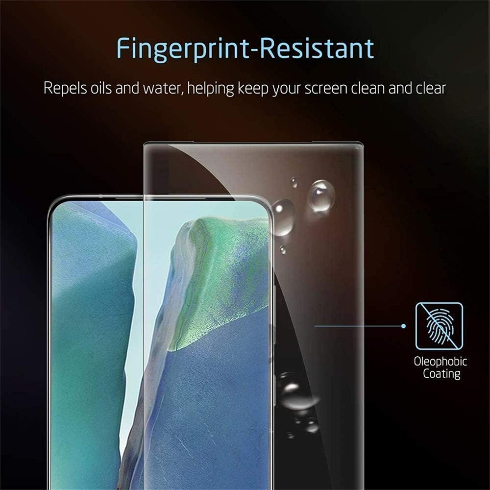 For Samsung Galaxy Note 20 Full Coverage Screen Protector Tempered Glass - Black