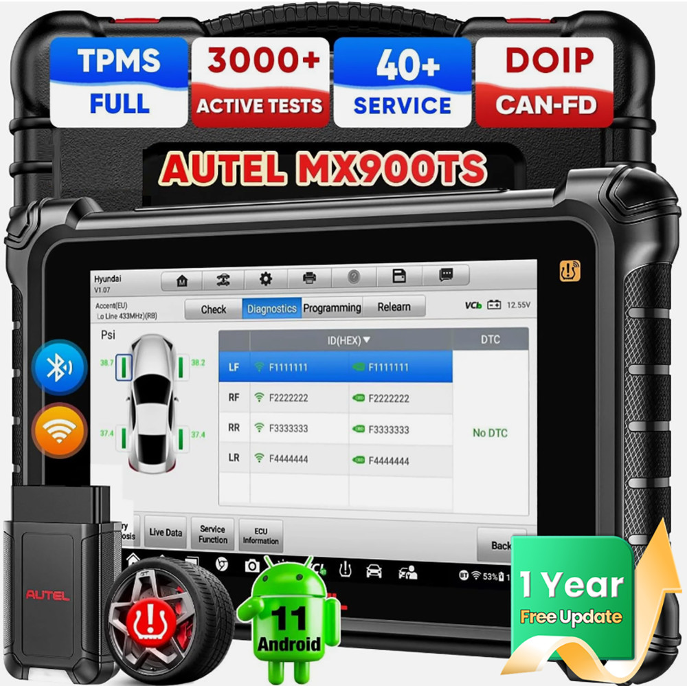 Autel MaxiCheck MX900TS MK900TS TPMS Programming BiDirection Scanner 40+ Service