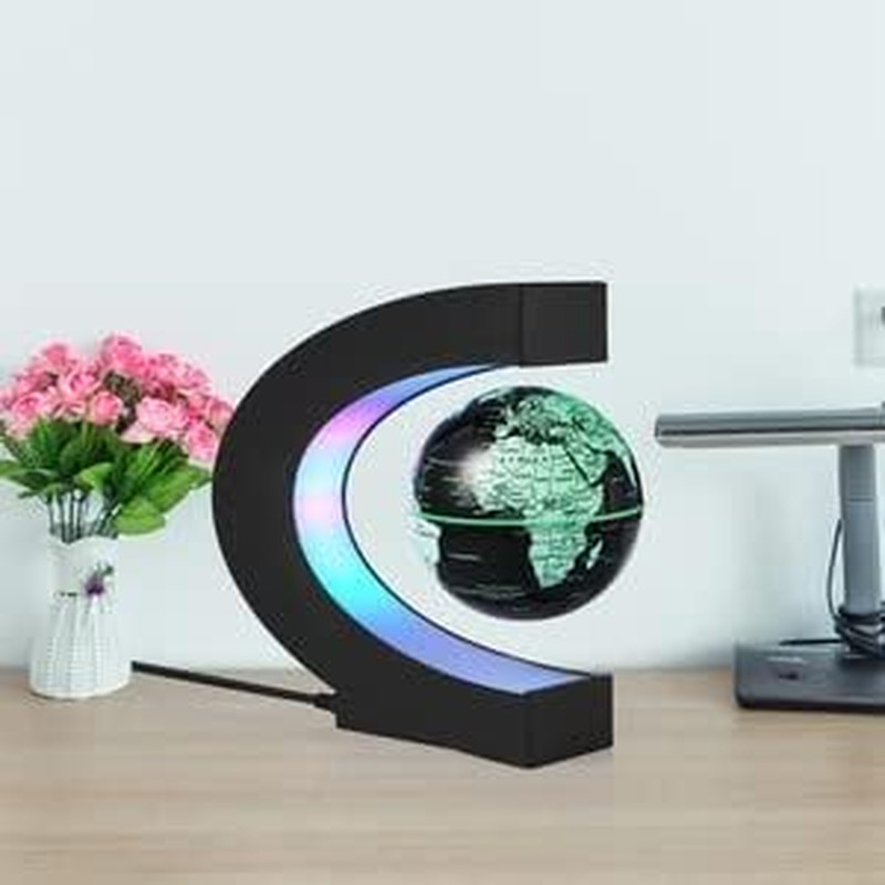 Levitating Globe, Magnetic Floating Globes with Multi-Colors Changing LED Light,