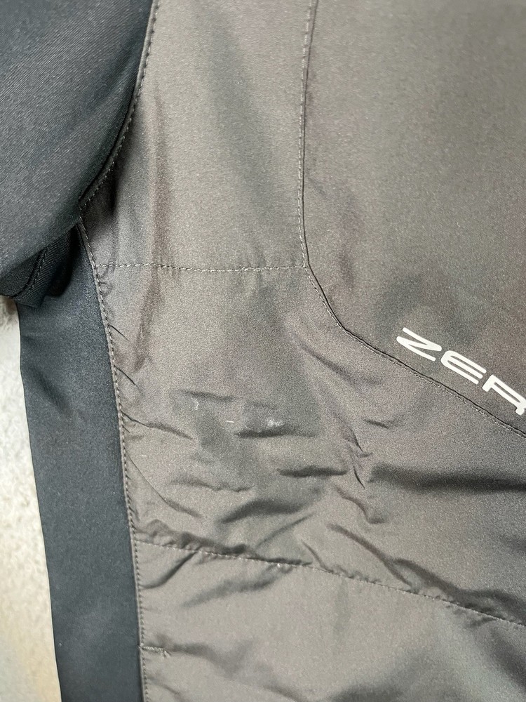 Zero Restriction Hybrid Jacket Men Medium Black Z625 Golf Wind Primaloft NWT
