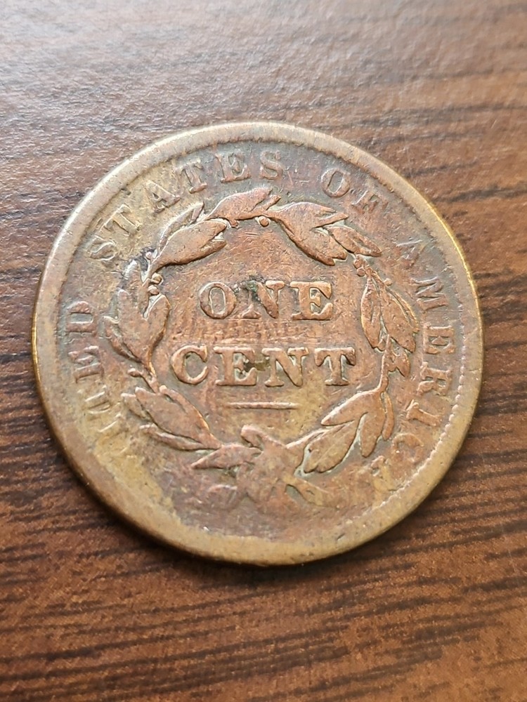 1838 Coronet Head US Copper Large Cent 1C