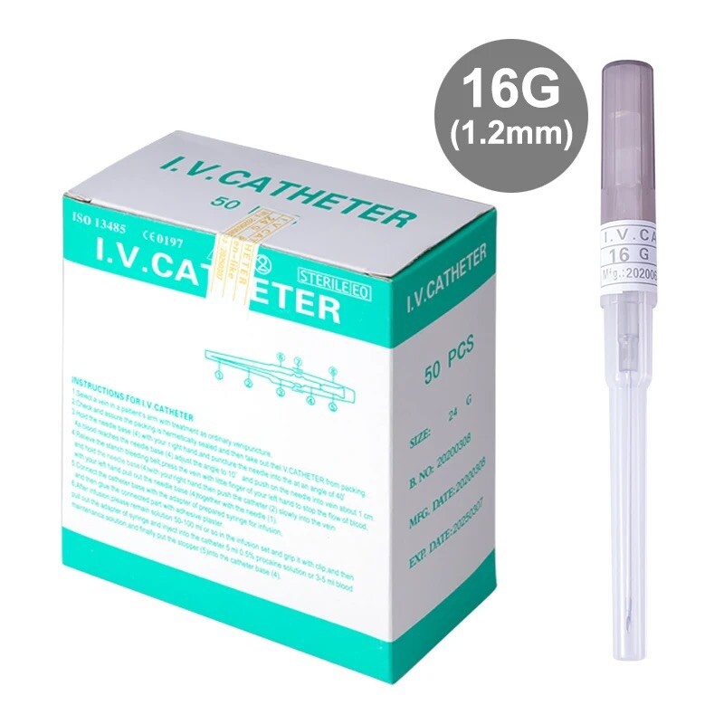 Piercing Needle Disposable Catheter Cannula 50 Pcs
