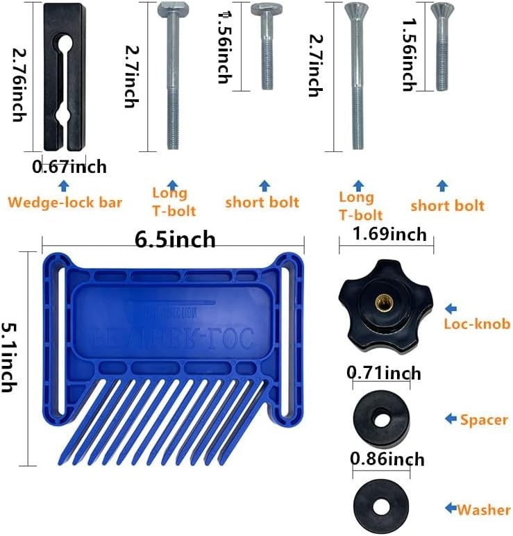 Stackable Featherboard Set 2 Pcs for Table Saws & Router Tables