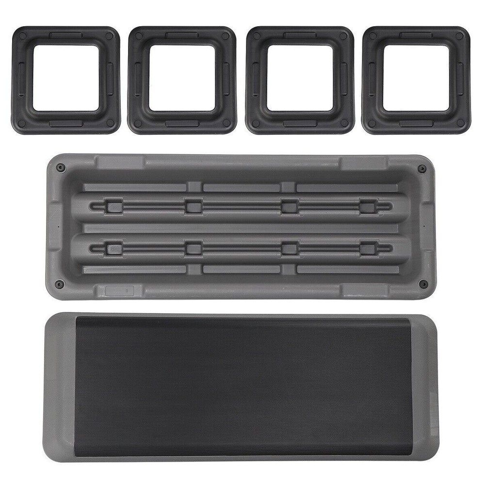 3 Colors Aerobic Step Platform with 4''-6''-8'' Adjustable Risers for Exercise