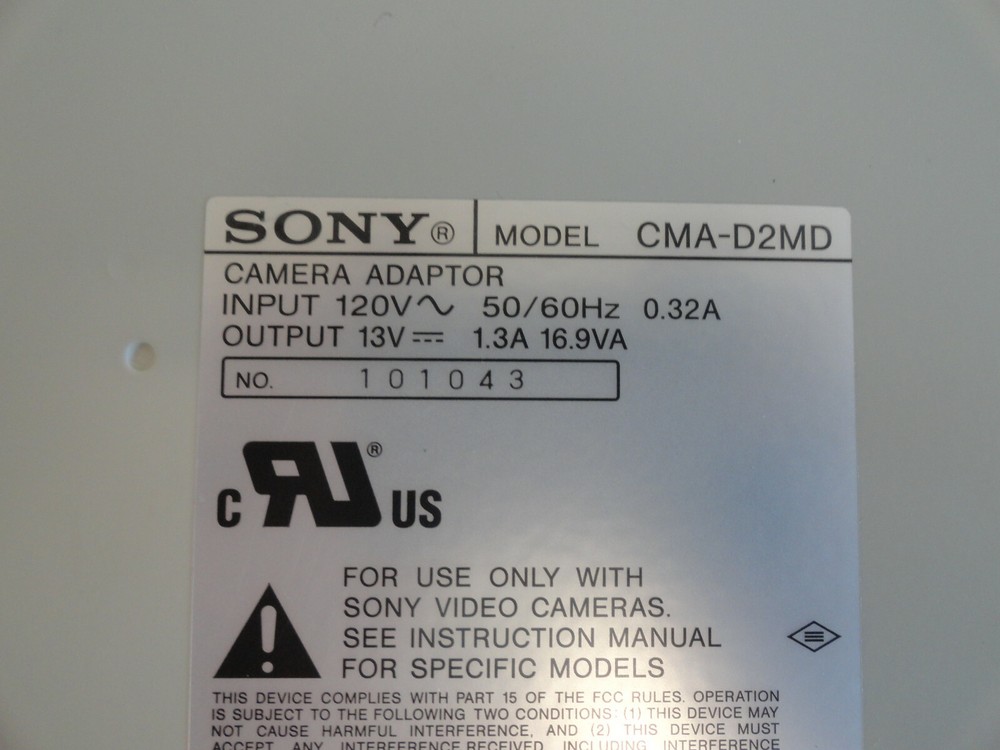 SONY MEDICAL CAMERA ADAPTER CMA-D2MD CMAD2MD