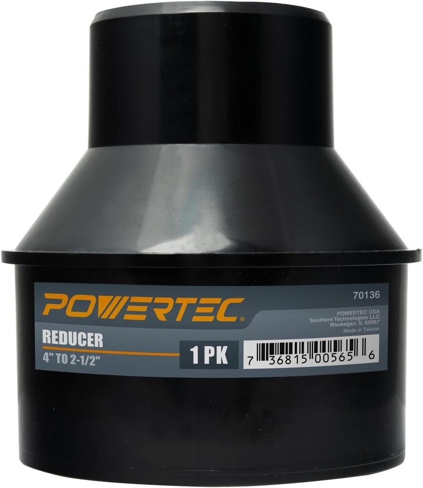 Versatile 4-Inch to 2.5-Inch Cone Reducer for Maximum Dust Collection Efficiency