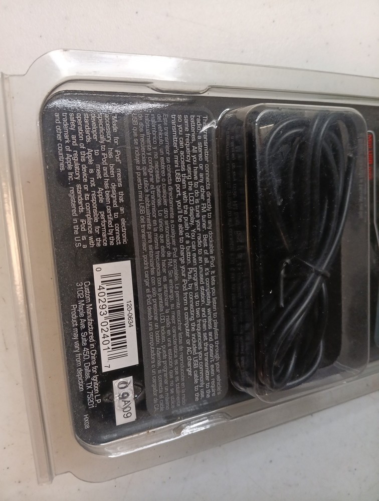 Gigaware Wireless FM Transmitter FOR IPOD. 12-634