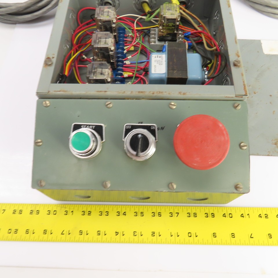Prewired 120V (4) Motor Starter Control Operator Panel Assembly 24V Controls