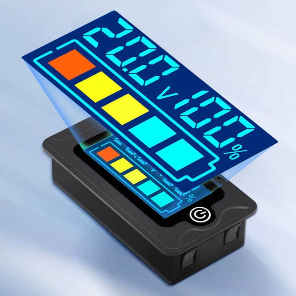 Battery Power Meter for 8 to 100V Range Suitable for For various Applications