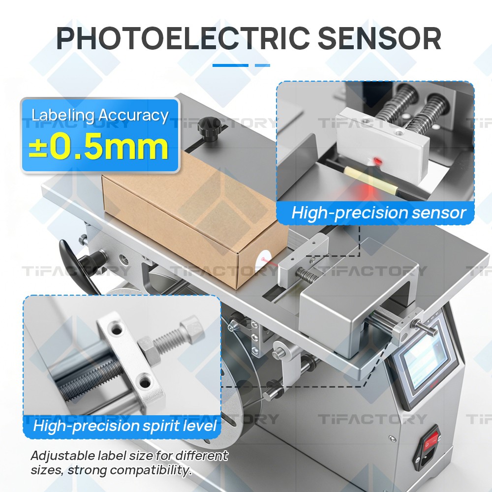 Automatic Sealing and Labeling Machine 90 Degree Right Angle Labeling Machine