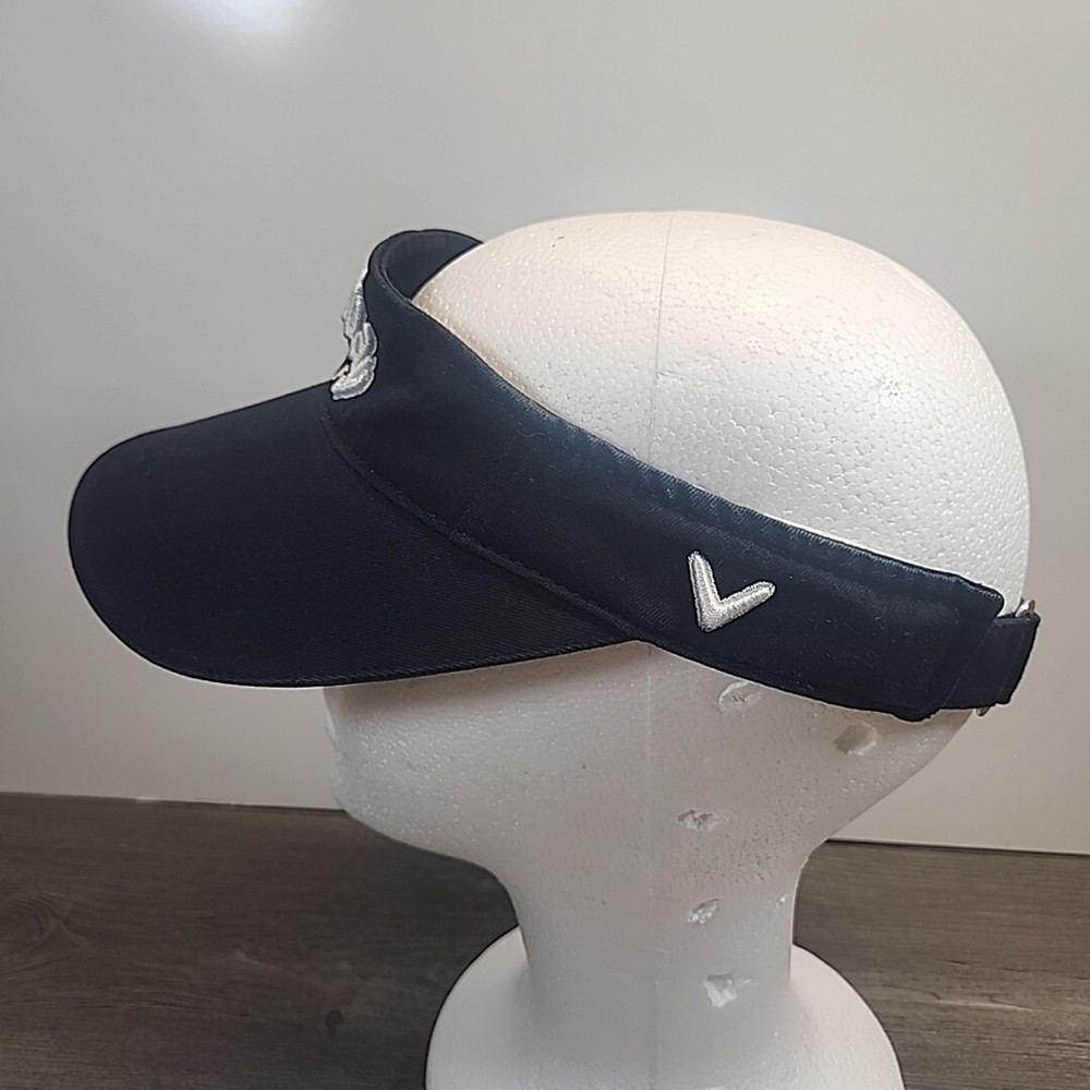 Black Adjustable Callaway Golf Visor