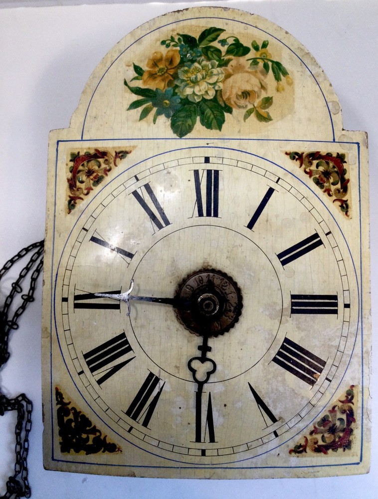 Antique Black Forest Wall Clock Small Size- As Is