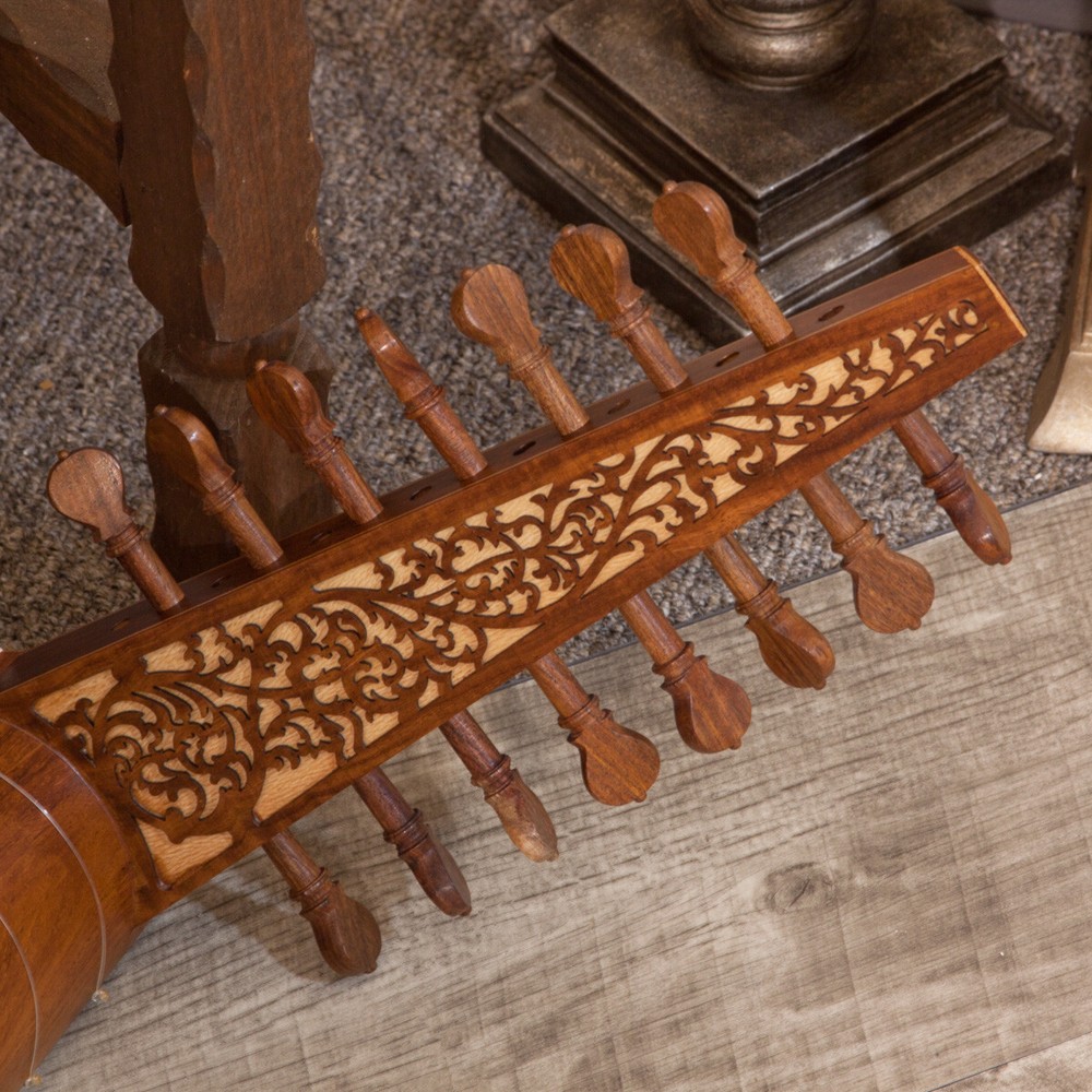 8 Course Deluxe Lute Solid Spruce Top w/ Bag + Extra String Set + Tuner