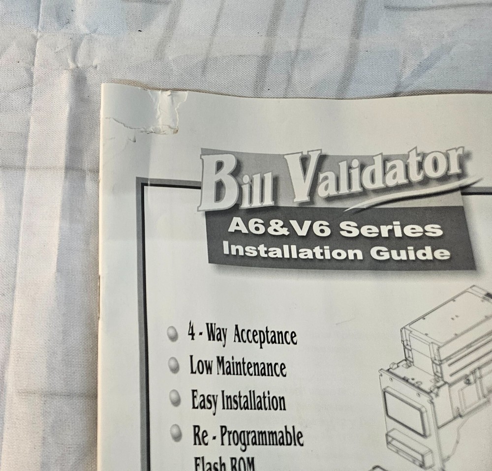 ICT A6 & V6 Bill Validator Installation Guide