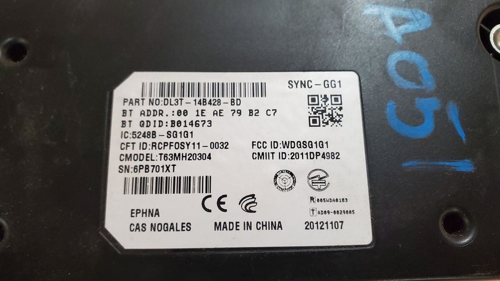 SYNC Communication Voice Recognition Module Fits 13-14 F150