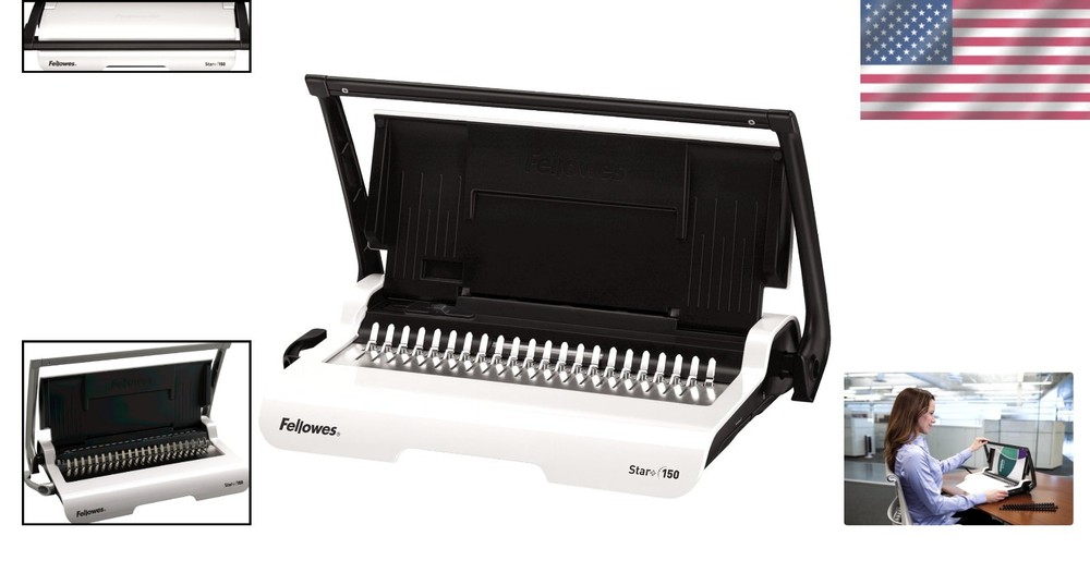 Star+ Gray Comb Binding Machine: Your Essential Tool for Document Organization