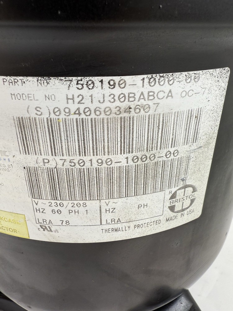 Benchmark H21J30BABCA AC Compressor Used Tested ❄️