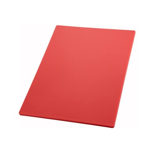 Winco Cutting Board, Medium, Red