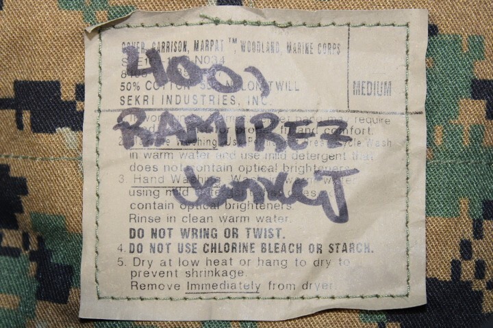 US Military REAL USMC 8 Point Garrison Cover Cap Hat Woodland MARPAT Size Medium