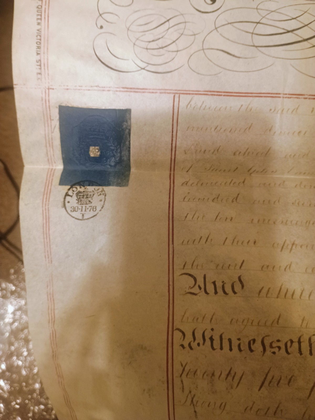 1800s French Document