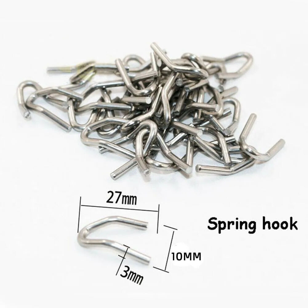 12Pcs Stainless Steel Exhaust Spring U Hook For Motorcycle Scooter Exhaust Pipe