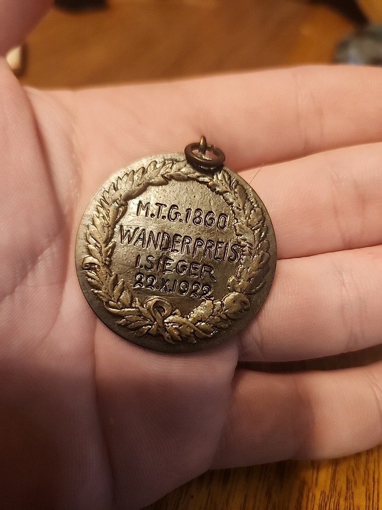 Pre Ww2 German Medal First Place