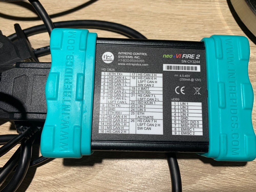 Intrepid NeoVI Fire 2 Multi-Protocol Vehicle Interface & Data Logger
